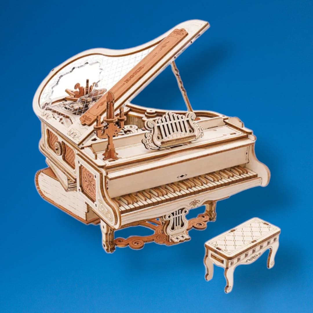 MAGIC PIANO MECHANICAL MUSIC BOX 3D Wooden Puzzle